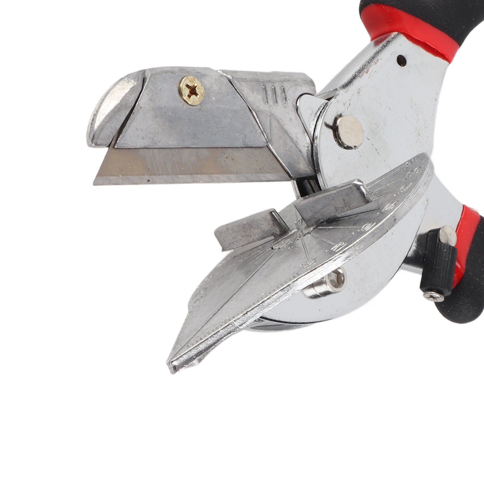 Angle Shear Cutter Non‑Slip Black Handle Hand Tool For Cutting Thin Wood CEL