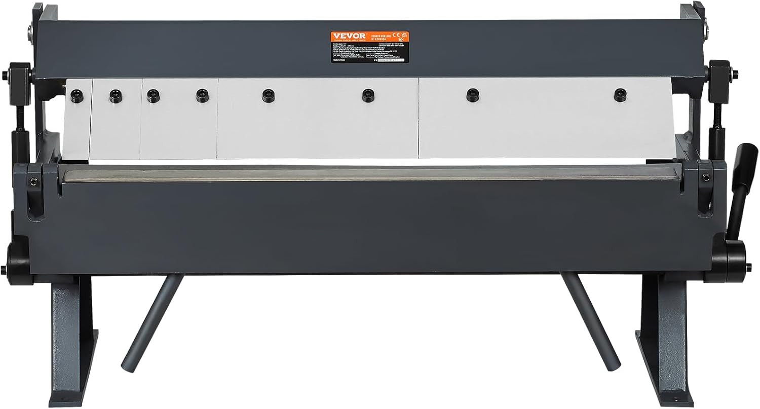 Compact 24″ Box & Pan Brake for Precision Sheet Metal Bending, 0-135° Angle