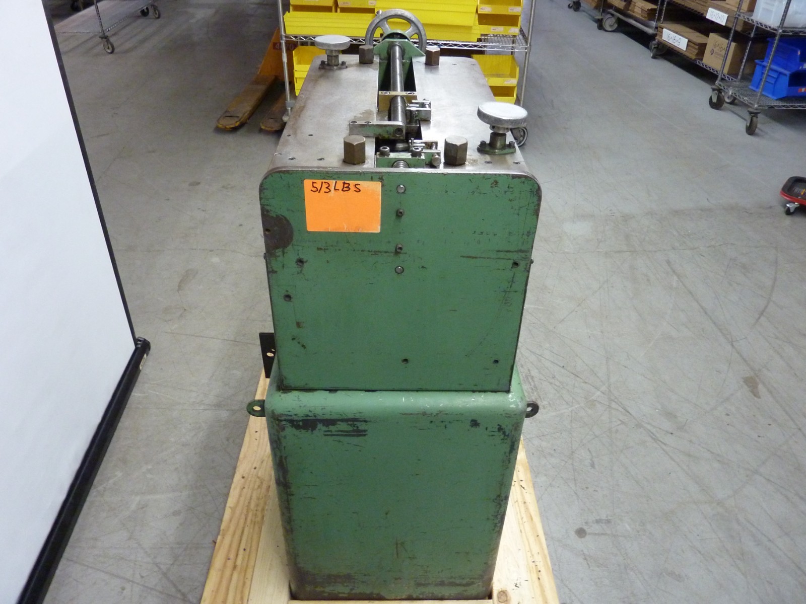 GAUER SAFETY EDGER DEBURRING MACHINE MOD 5H20 20″ MAX WIDTH (31247)