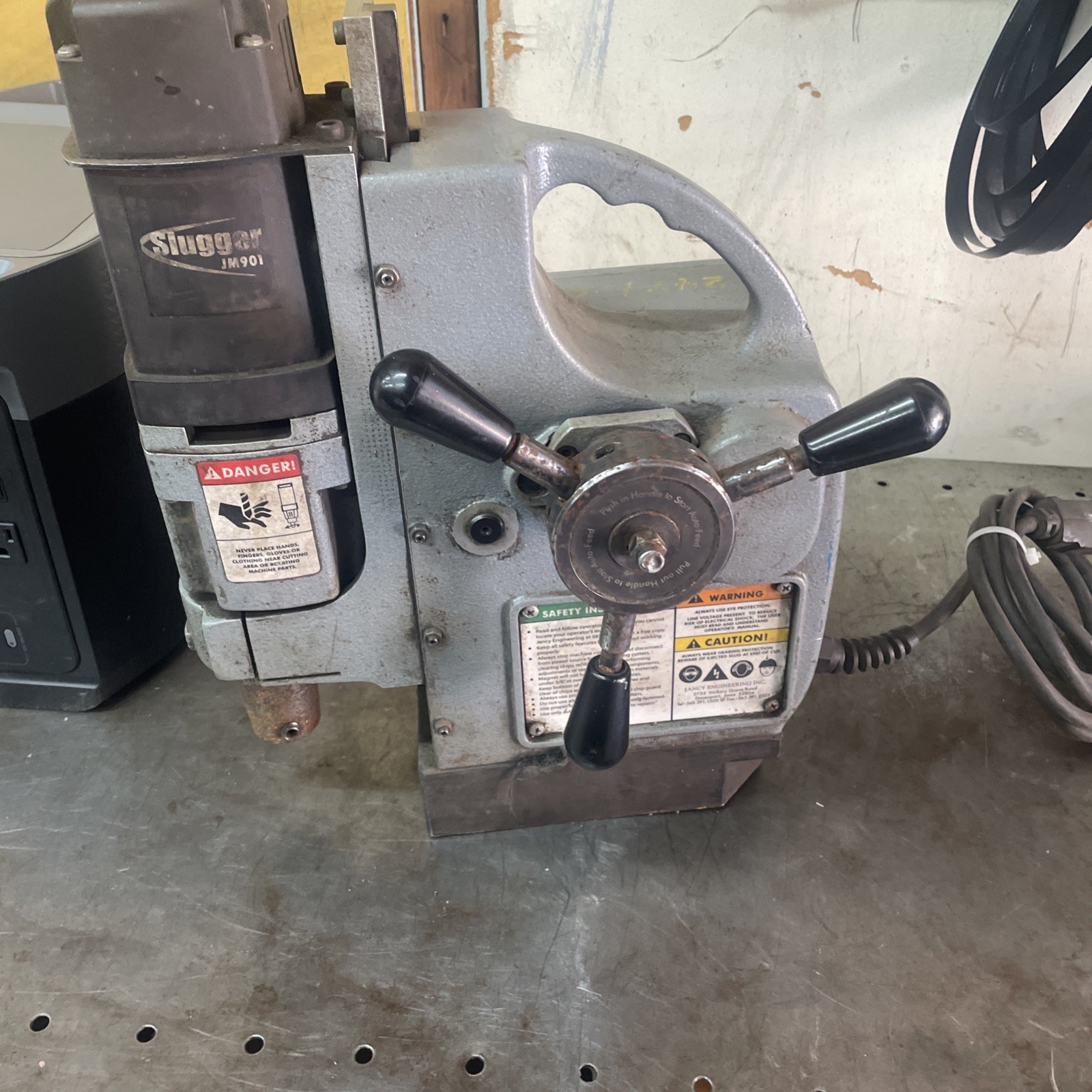 Jancy Slugger JM901 Magnetic Base Drill 120V *Read Description*