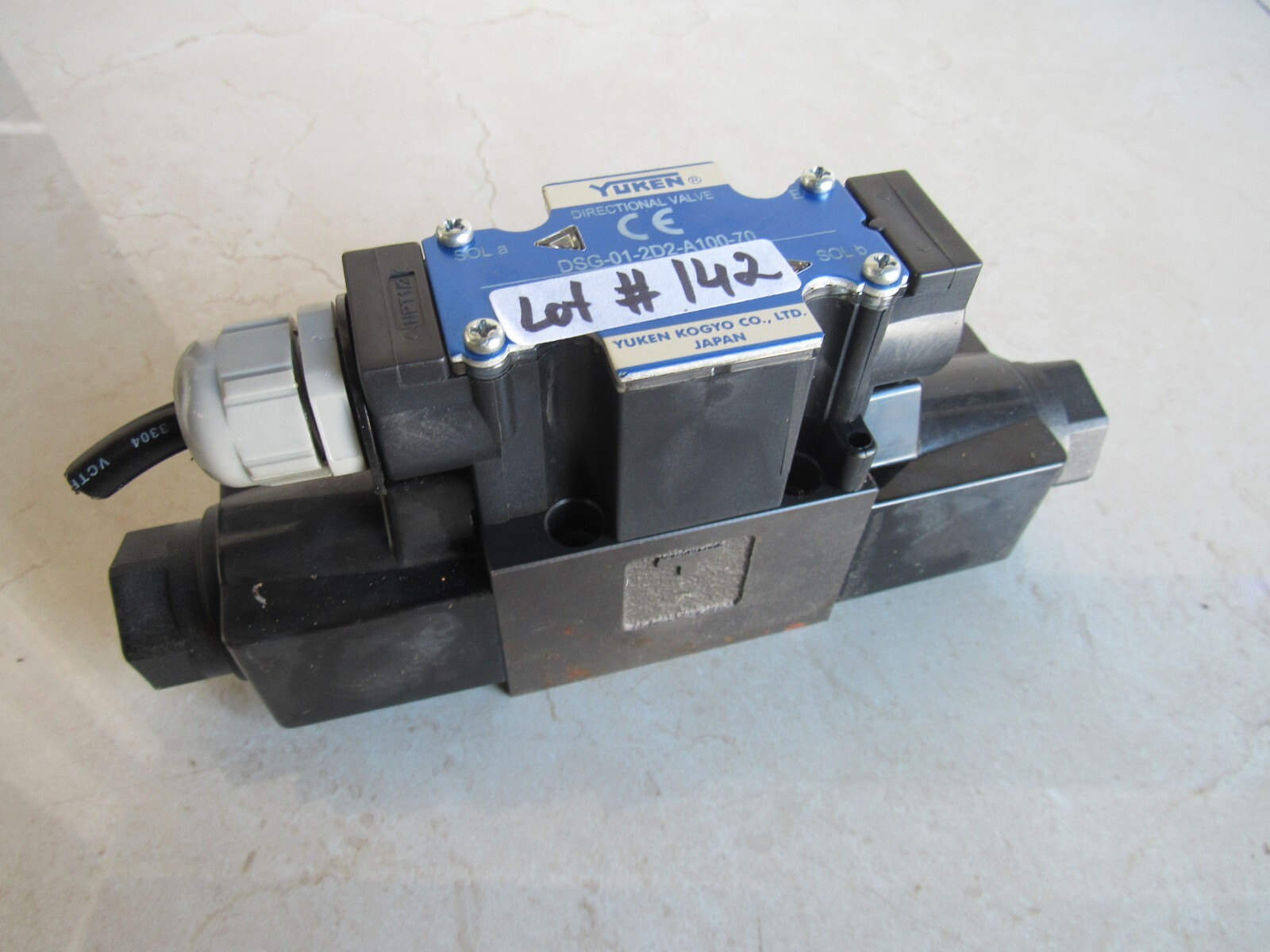 Yuken DSG-01-2D2-A100-70 Lot # 142 Listed by Greg
