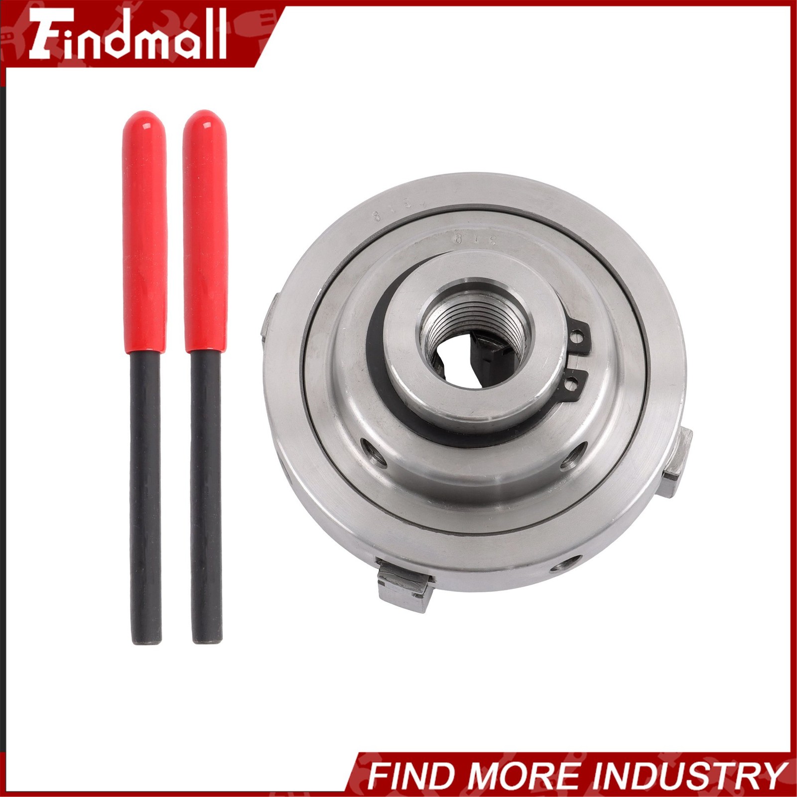 Findmall 4 Inch 4 Jaw Lathe Chuck Set 1×8 TPI Self Centering Chuck