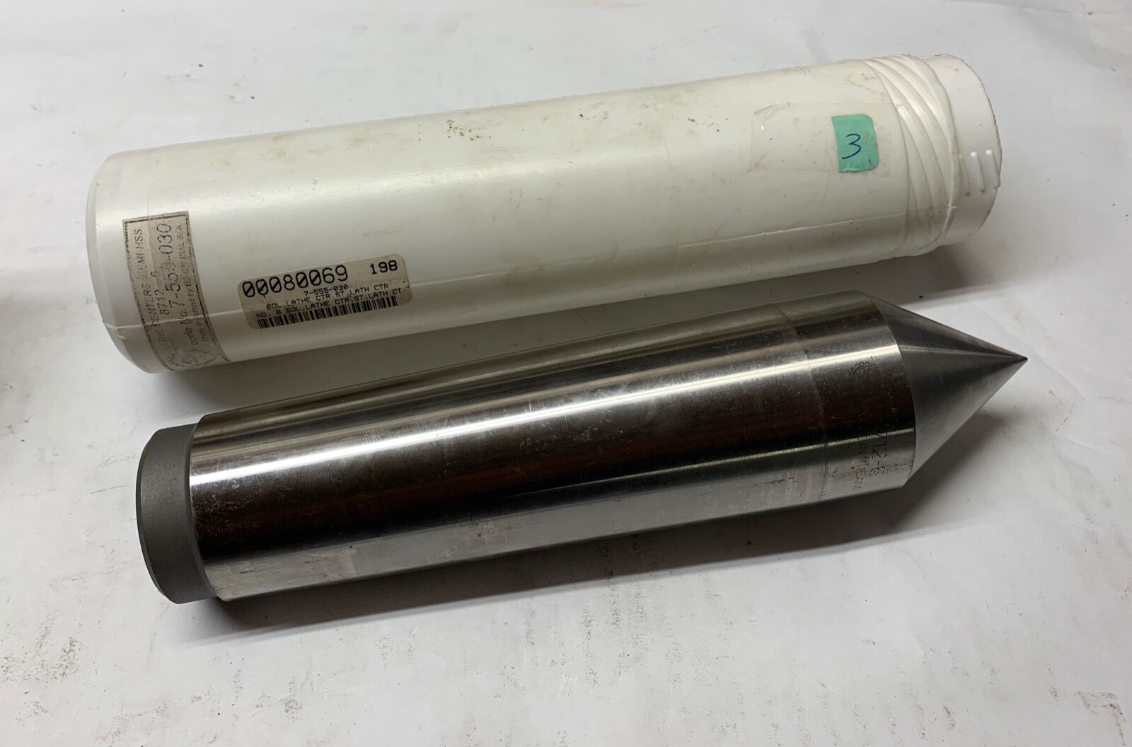 Bison Full Dead Center For Large Lathes #6MT – No. 8712-6 – Case – NICE