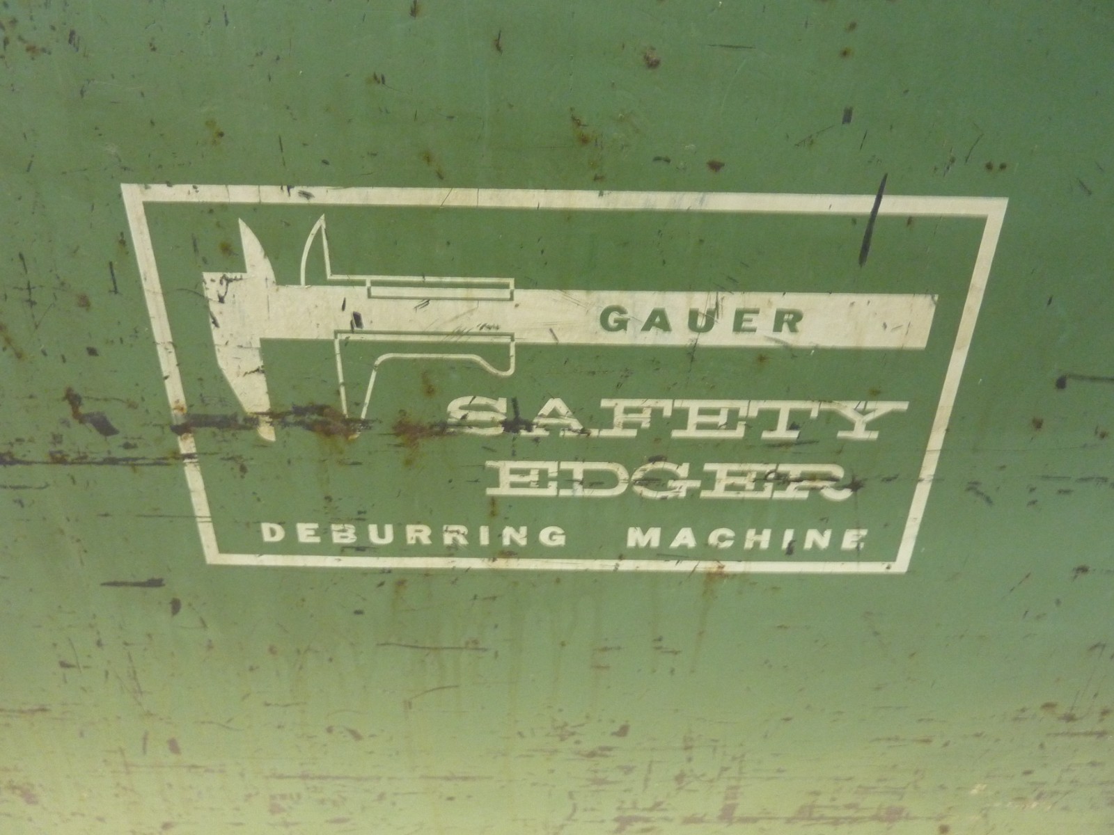 GAUER SAFETY EDGER DEBURRING MACHINE MOD 5H20 20″ MAX WIDTH (31247)
