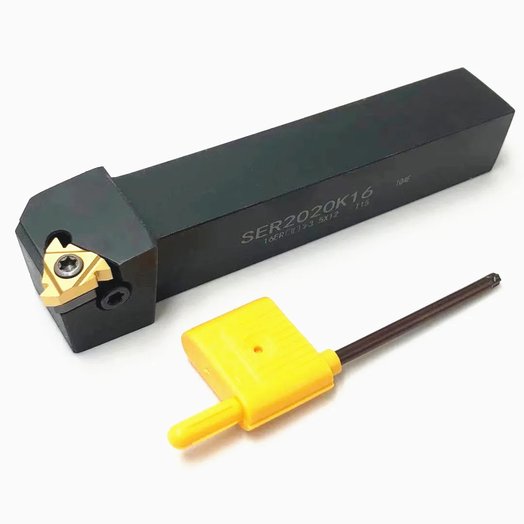 Carbide SER2020K16 External Thread Turning Tools Holder for MMT16ER Insert
