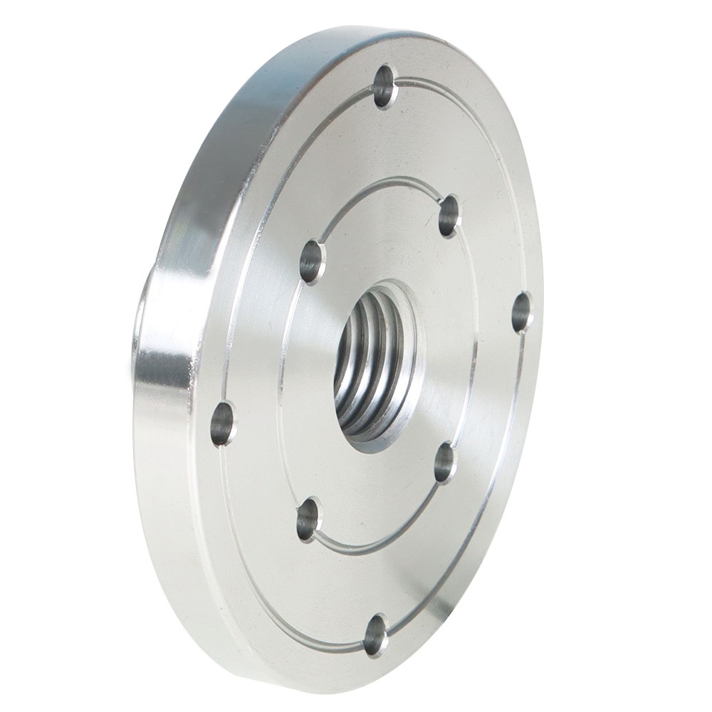 4″ Steel Wood Lathe Face Plate 1″ X 8tpi Threaded With Locking Set