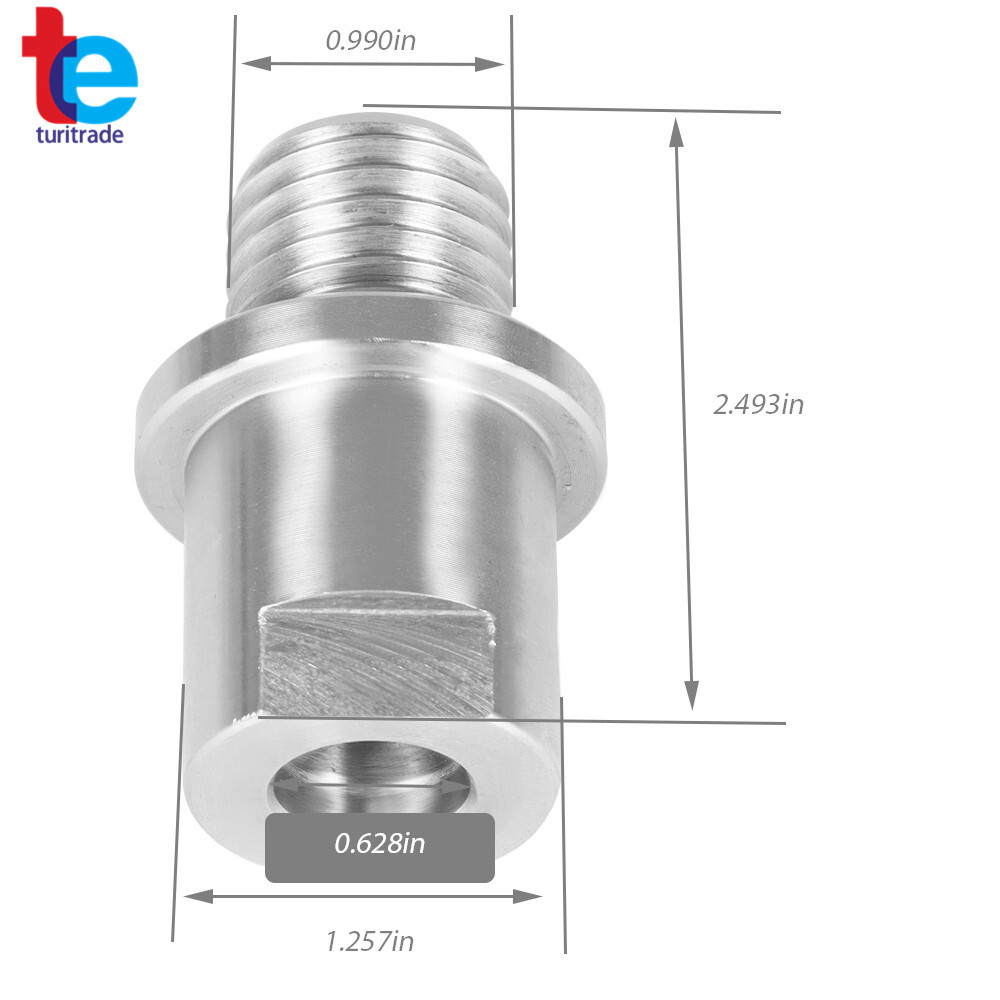 Converts 5/8″ Shopsmith to 1″ × 8tpi Lathe Headstock Spindle Adapter New