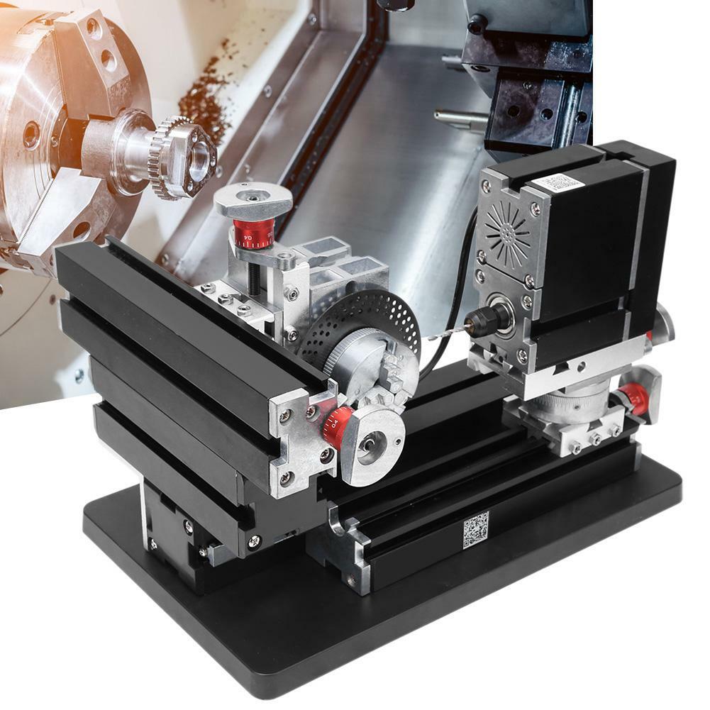 100-240V 60W All-Metal Drilling Milling Machine Kits DIY Tool XYZ Shaft 12000rpm