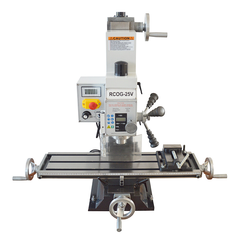 Techtongda Milling and Drilling Machine 7″*27″ 110V Metal Wood Lathe