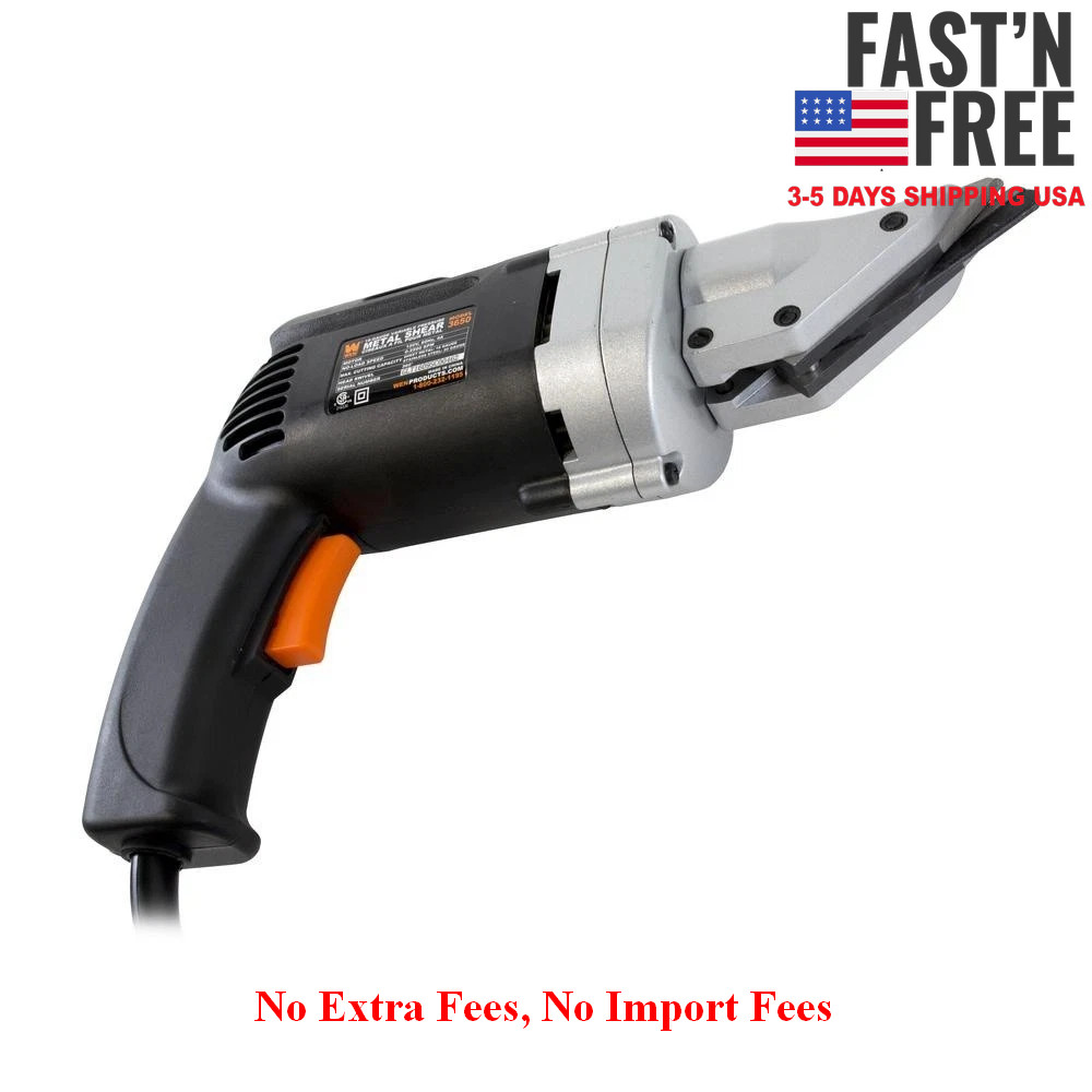 [HOT SALE] 4 Amp Motor 18-Gauge Variable Speed Swivel Head Electric Metal Shear