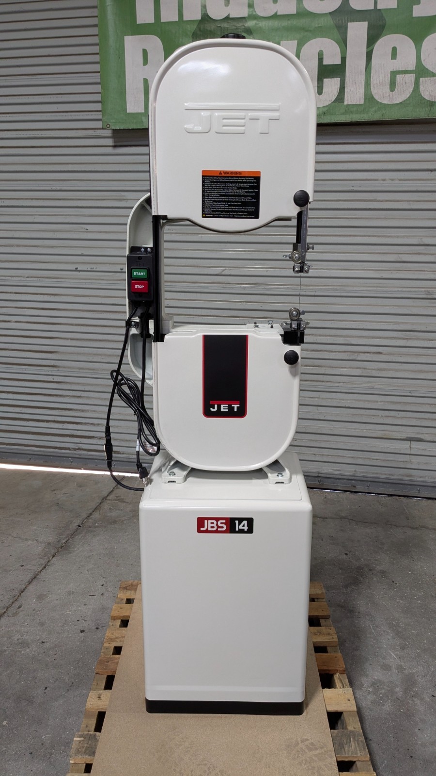 JET JWBS-14CS 14 inch Woodworking Band Saw 115/230V 1HP NEW / Missing Table
