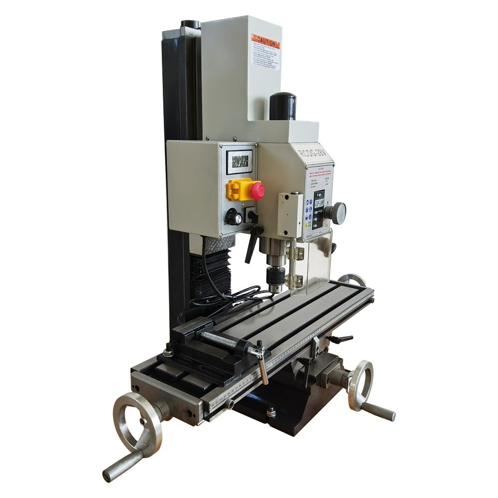 R8 Electric Heavy-duty Bench Drilling Milling Machine 1300W Brushless Motor
