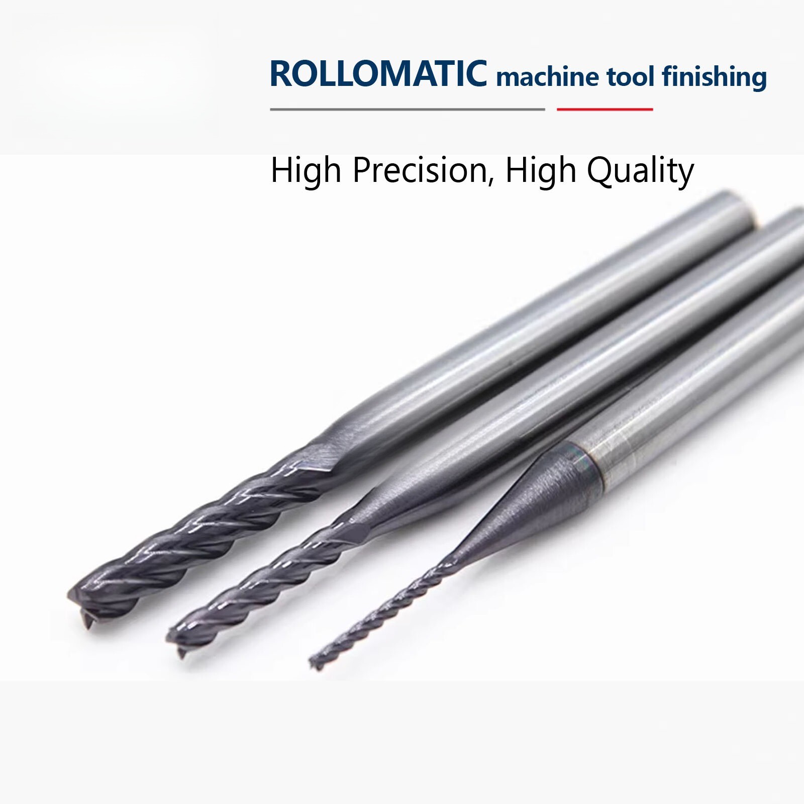 full edge deep groove milling cutter 1.0-4.0mm long neck micro diameter endmill