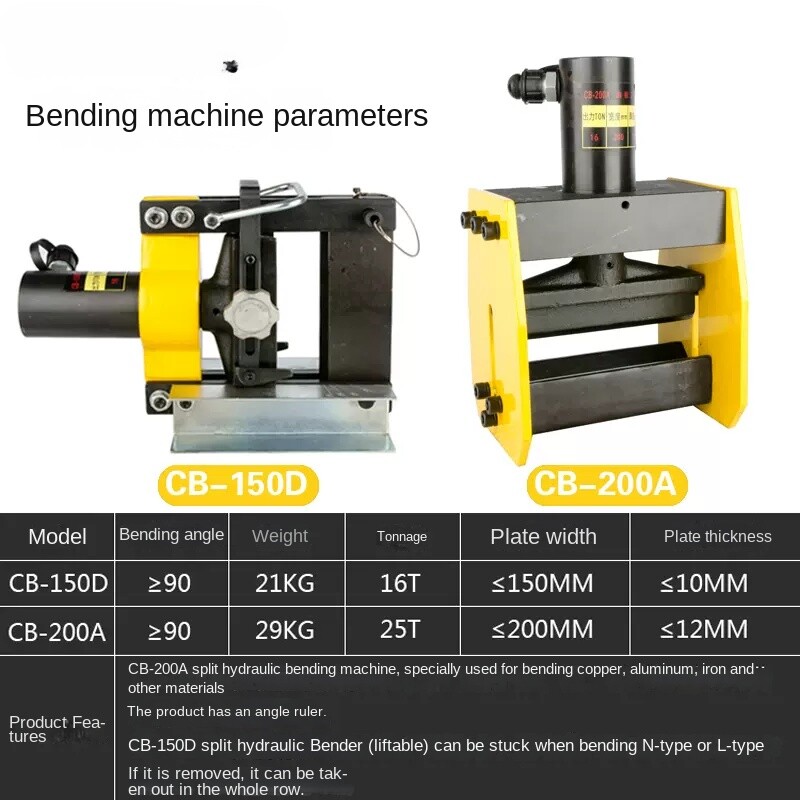 Split-type Copper Bar and Flat Iron Bending Machine for Pipe Bending Machines