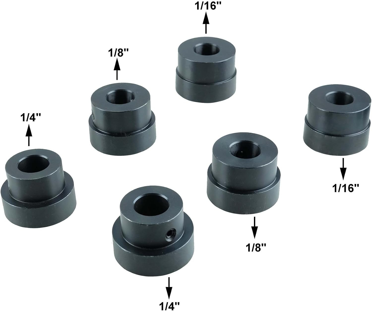 KF5020 Bead Roller Flange Die Set with 6 Dies | Includes 1/16″, 1/8″, 1/4″