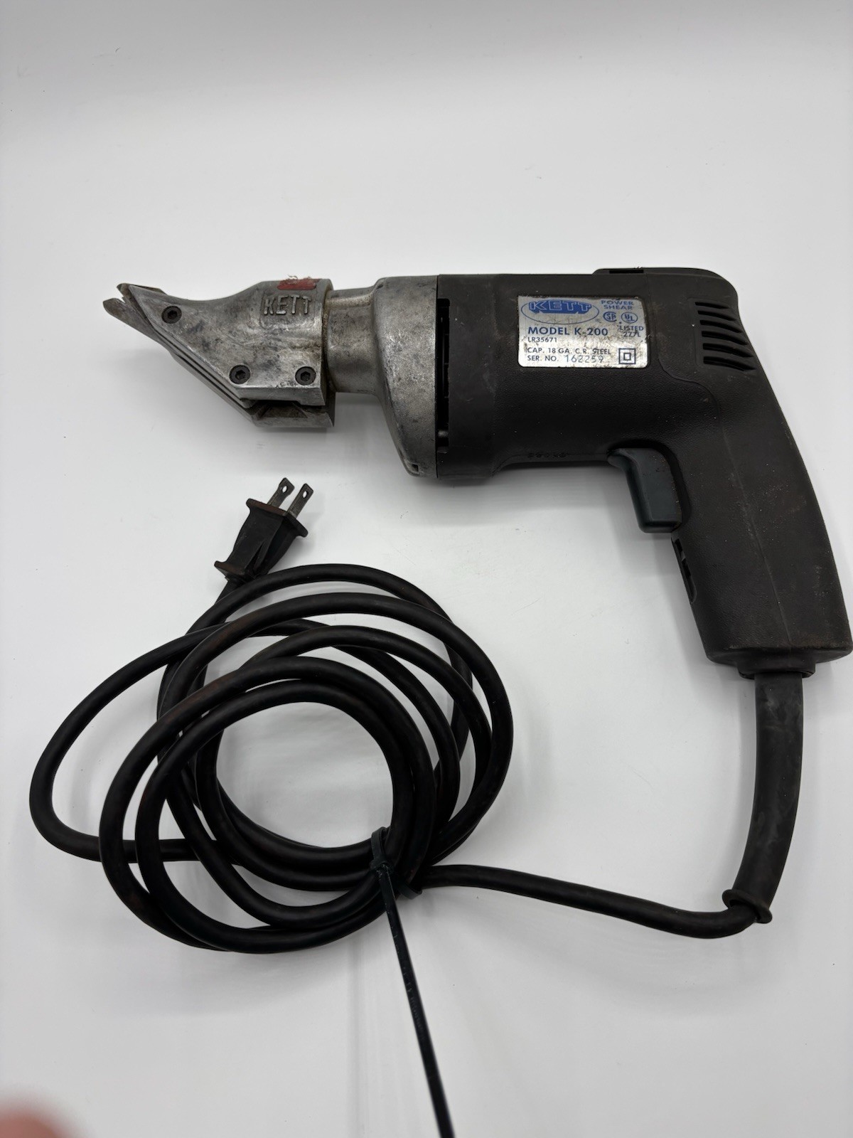 KETT K-200 Corded Powered Sheers – Electric Power Shears – 120V – Tested/Work