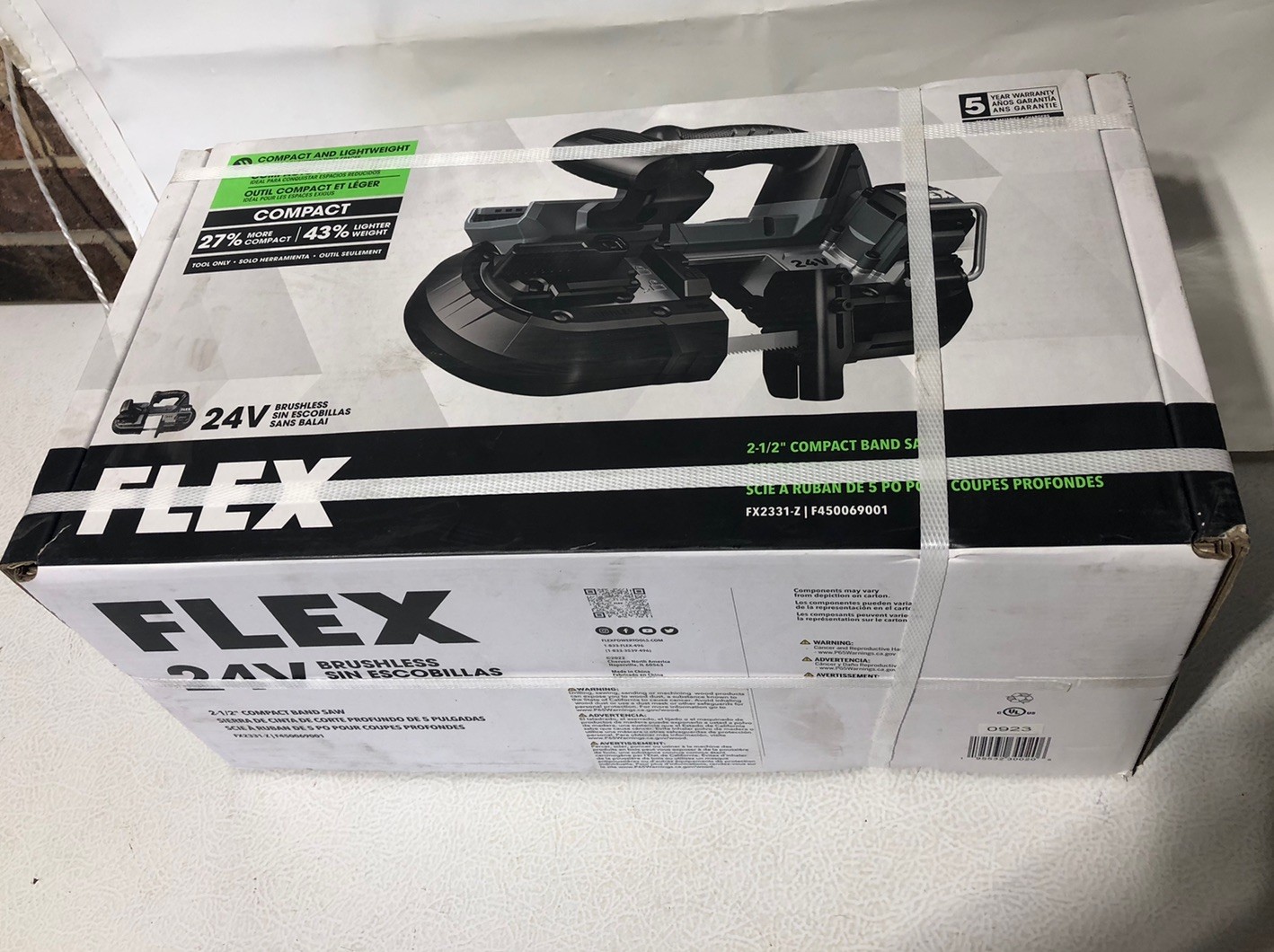 Flex 24V 2 1/2 Inch Compact Band Saw (Bare Tool)