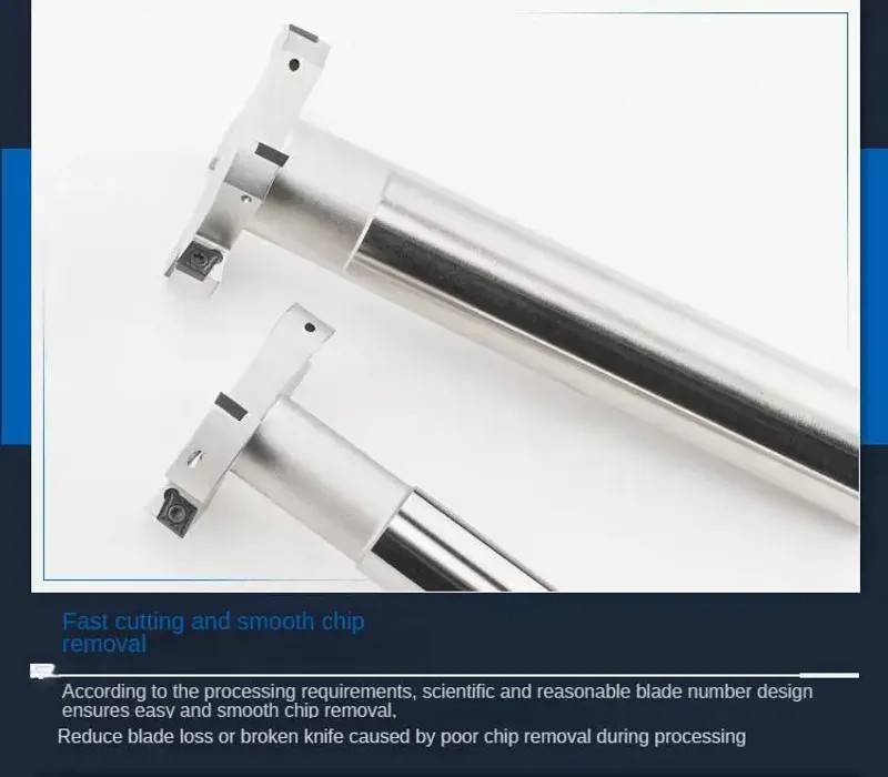 HTS Series CNC T-Groove Milling Cutter Rod Slot Width Three-Sided Cutter Shank
