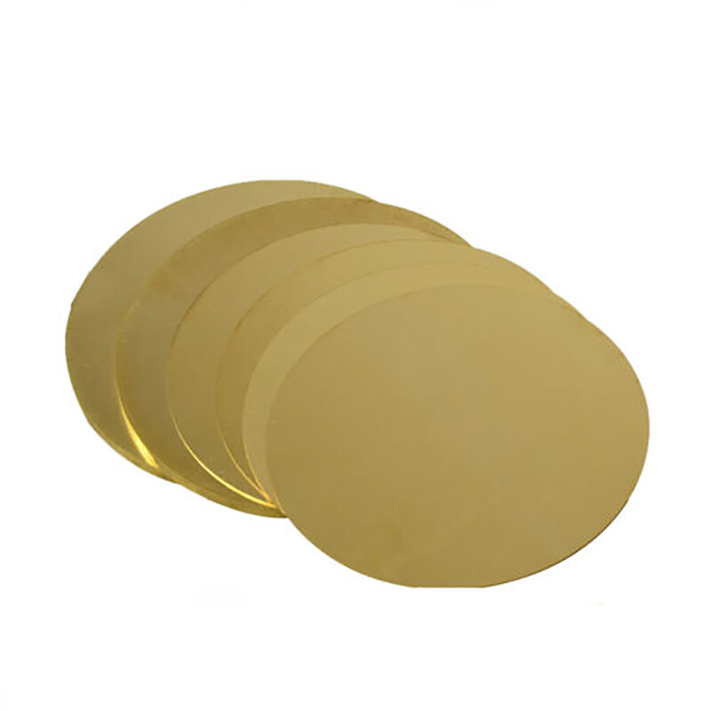 H62 Solid Brass Discs Blanks Metal Round Sheets OD 50mm-200mm Thick 0.8mm – 3mm