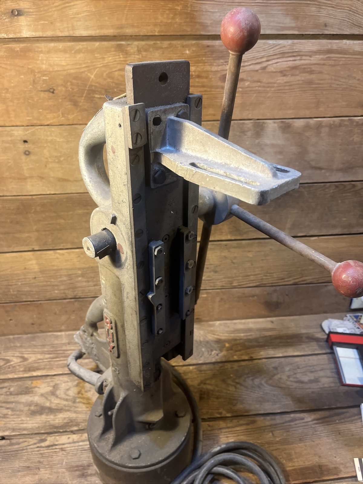 BUX Rockwell L-3 Magnetic Base Drill Press Vintage 120v Mag Works Tool Metal