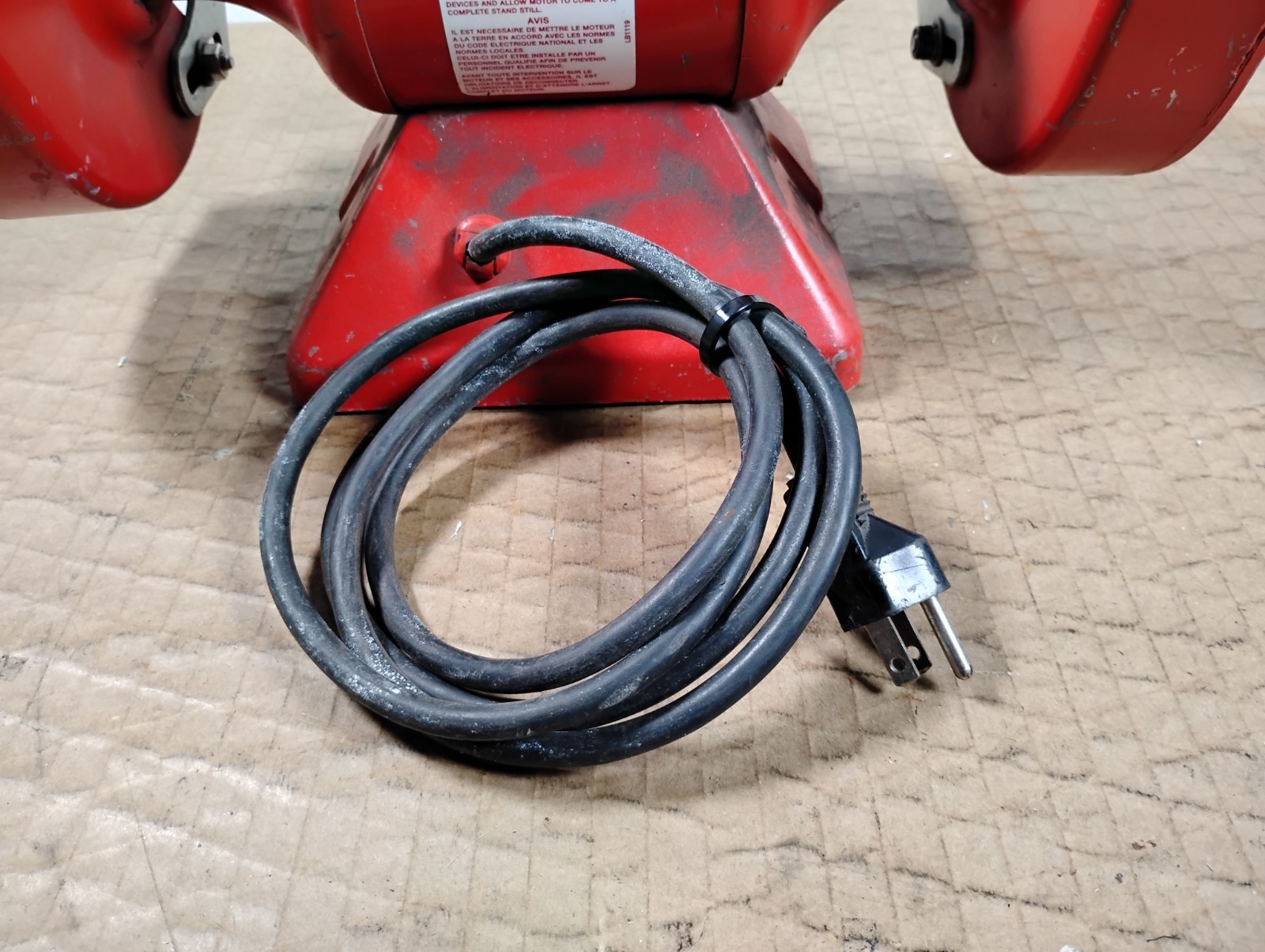 Baldor 612R – 6″ Grinder – Buffer 115V .33HP 3600rpm