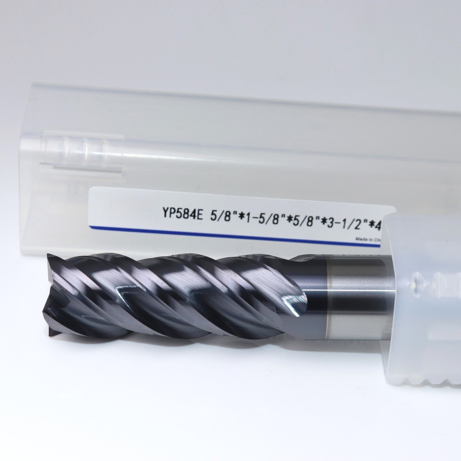 1PCS 5/8″ Square Endmill 4Flute AITiCrN Coating Solid Carbide milling cutter