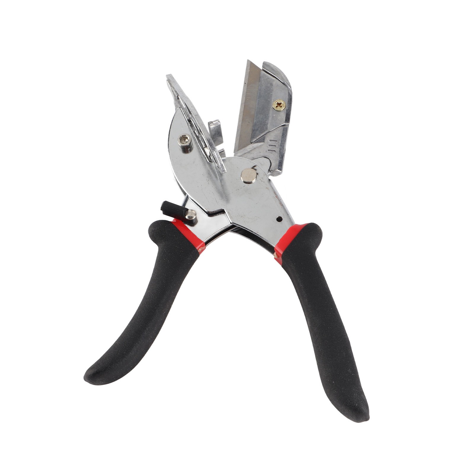 Angle Shear Cutter Non‑Slip Black Handle Hand Tool For Cutting Thin Wood CEL