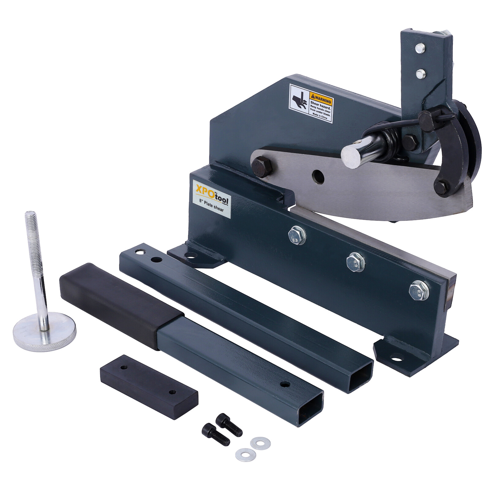Industrial 8 Inch Sheet Metal Plate Shear High Precision Manual Hand Plate Shear