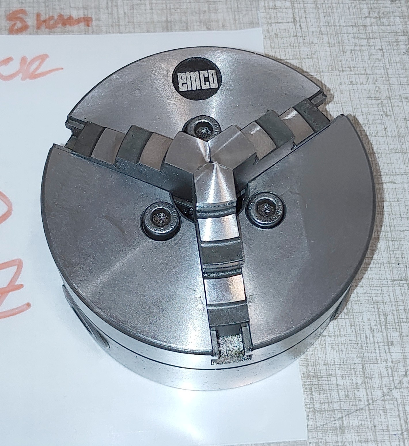 Emco Compact 5 Lathe 3 Jaw High Precision Chuck PN V3U-176 G07Z