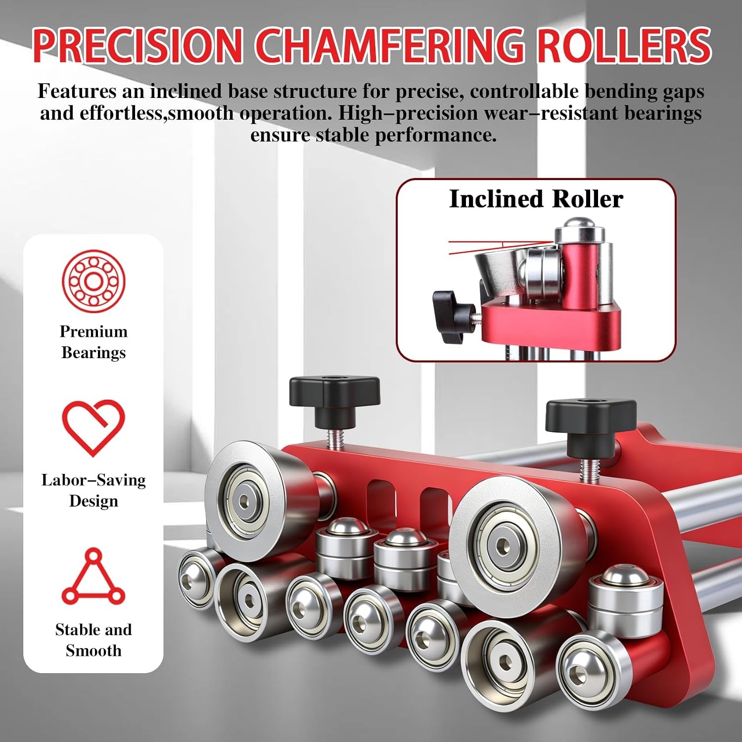 Lightweight 2-Station Metal Bender with 0.27–7 Inches Bending Height & Gauge