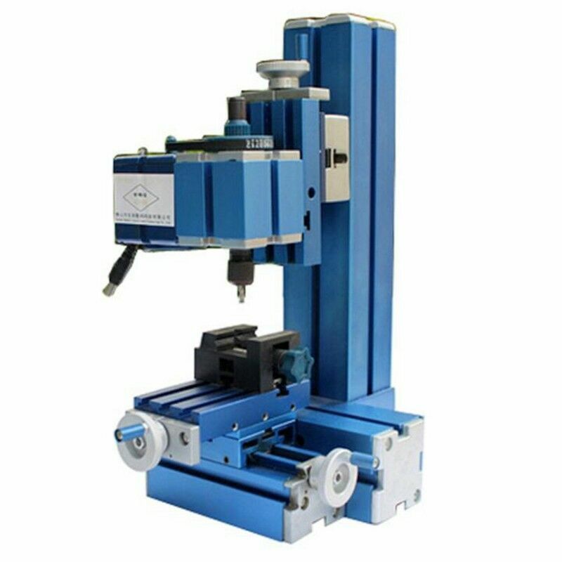 Mini Metal Turning Lathe Machine Motorized Milling DIY Woodworking Tool 100~240V