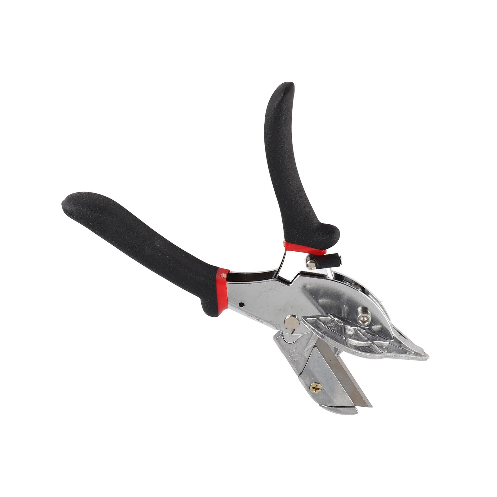 Angle Shear Cutter Non‑Slip Black Handle Hand Tool For Cutting Thin Wood CEL