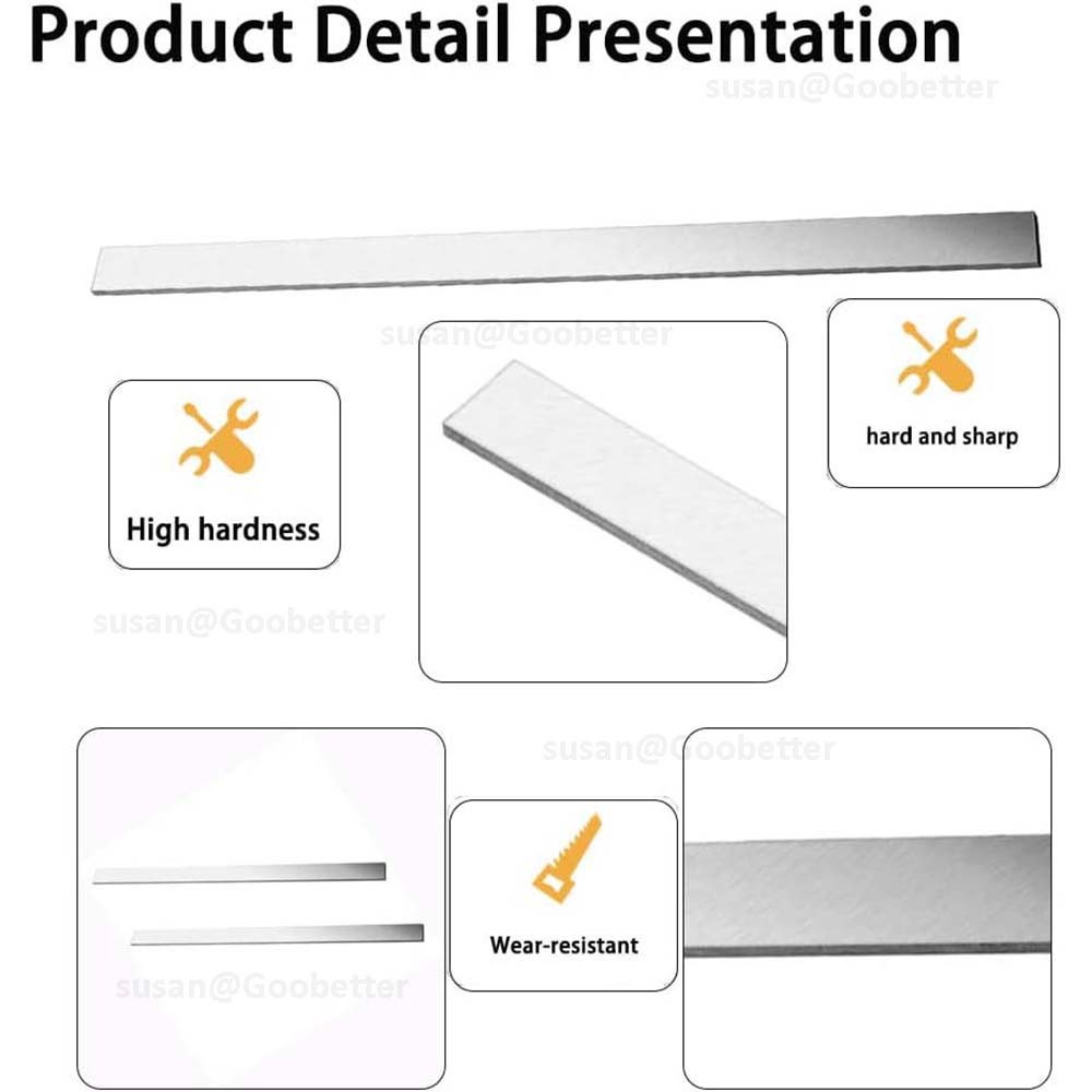 HSS Steel Flat Bar Various Sizes 1mm x 8mm to 60mmx100mm, 300mm Length HRC 60-62