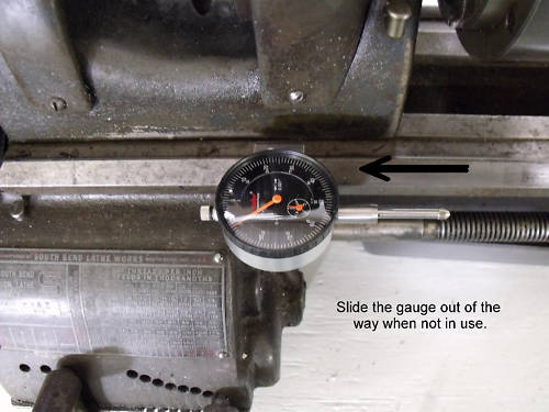 South Bend lathe dial indicator clamp for 9″&10K