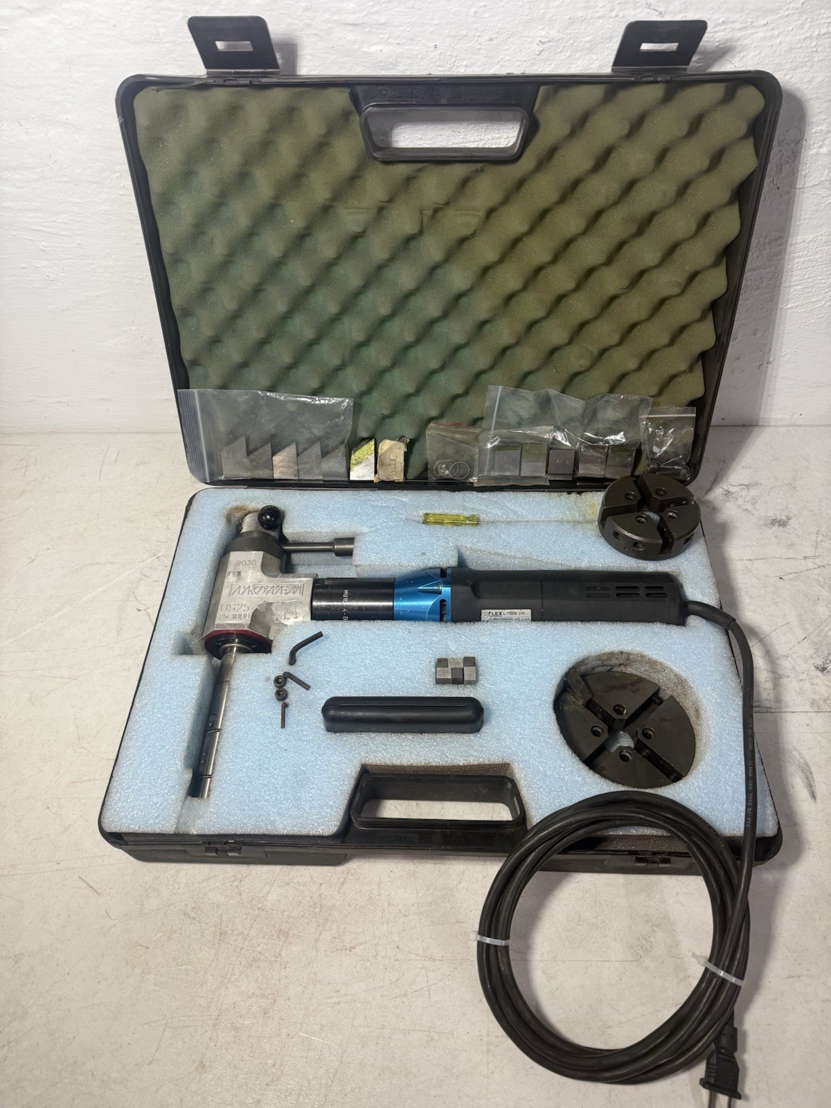 Protem US25 Electric Tube And Pipe Beveling Machine/ End Prep 1200w Runs Good