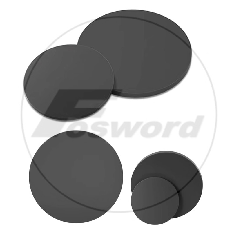 Black Polypropylene Round Disc Cut to Size PP Plastic Sheet Polyprop Ø20mm-350mm
