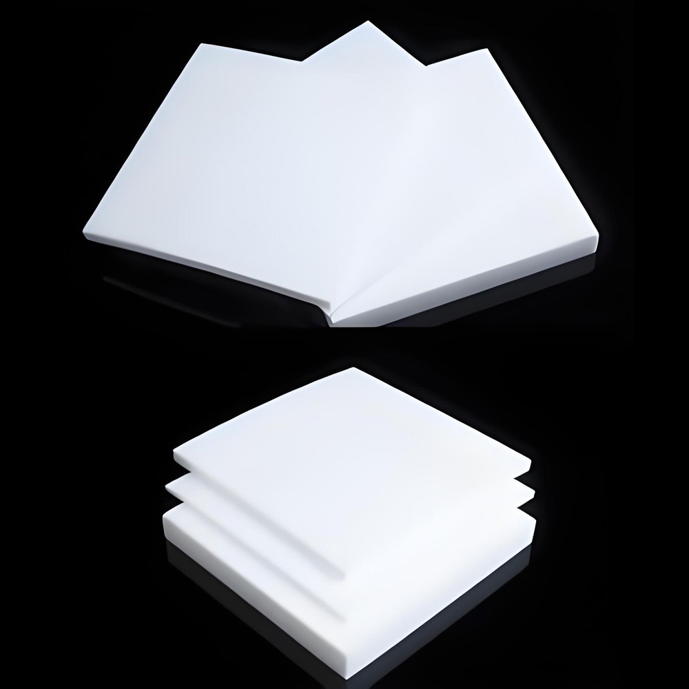 PTFE White Sheet 5mm 6mm 8mm 10mm to 45mm Thick Various Rectangular Strip sizes
