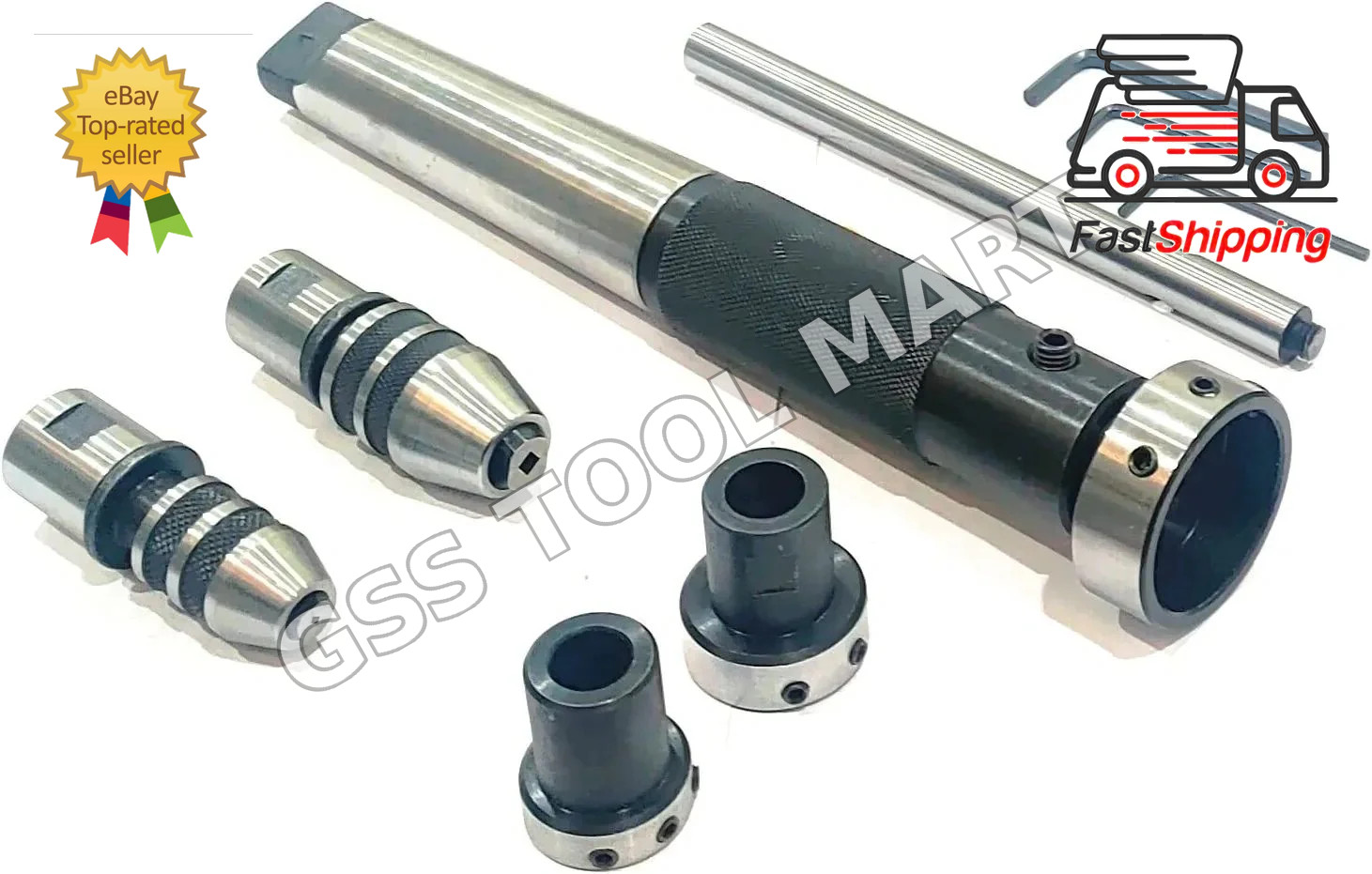 NEW 3MT Lathe Tailstock Tap And Die Holder set Sliding Floating Type MT3 Shank