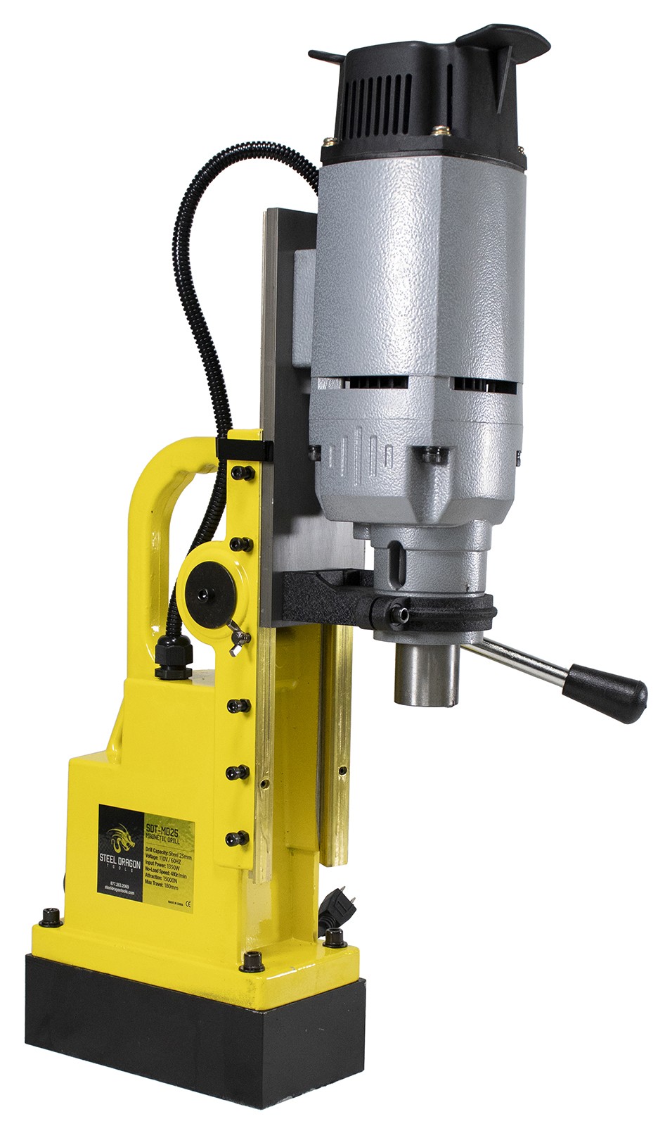Steel Dragon Tools® MD25 1350W 1″ Magnetic Drill Press & 3372 LBS Magnet Force