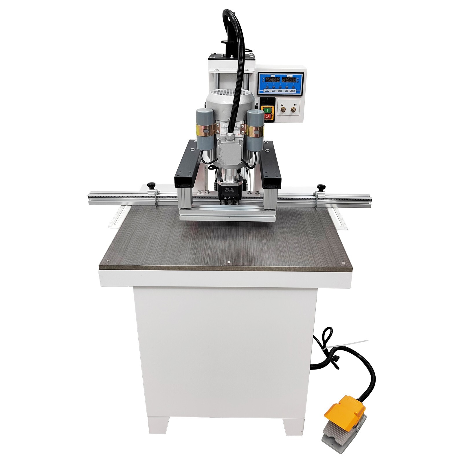 110V 48-6 Woodworking Horizontal Vertical Drilling Machine 3-16mm Drill Chuck