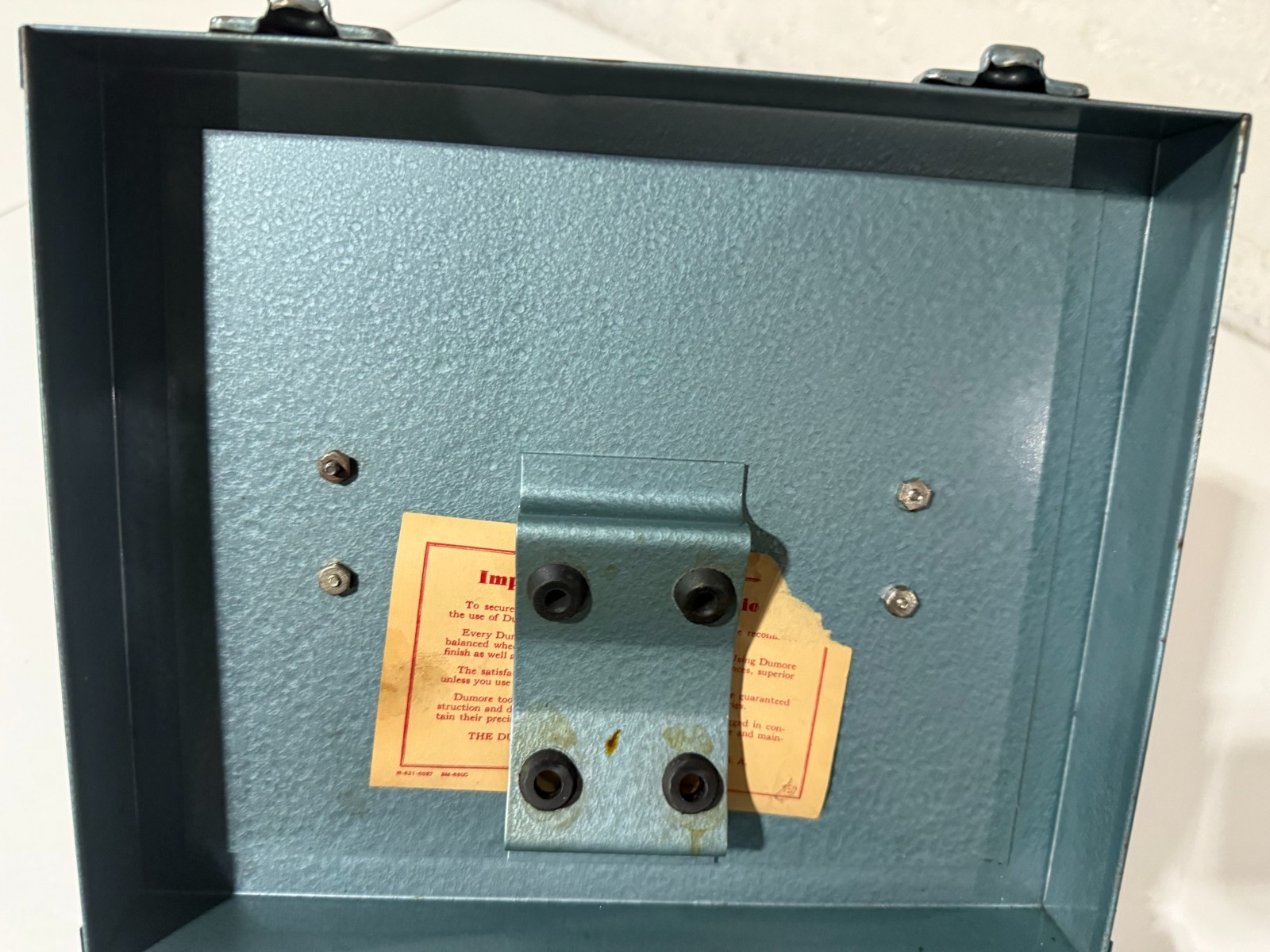 DuMore Du More 1/4 HP Tool Post Grinder No. 44