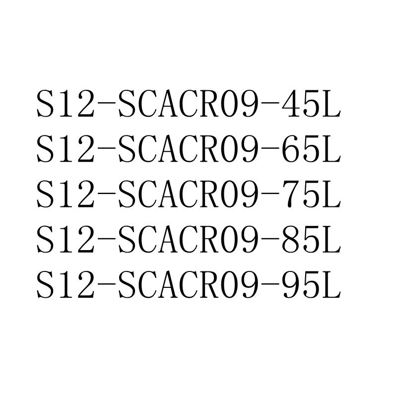 4/5PCS CNC Inner Hole Boring Tools S12X S14X SCACR09 SCMCN09 SCACL09 Inserts