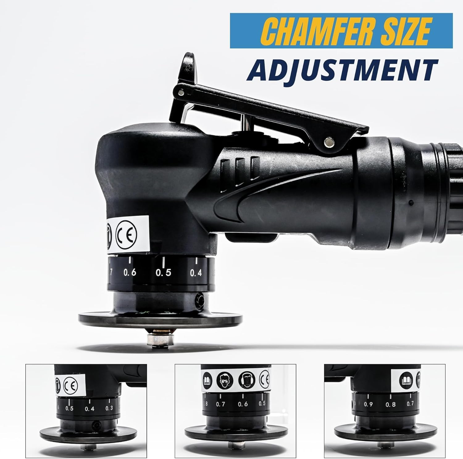 Mini Chamfering Tool 45 Degree Handheld Metal Deburring Trimming Chamfering Mach