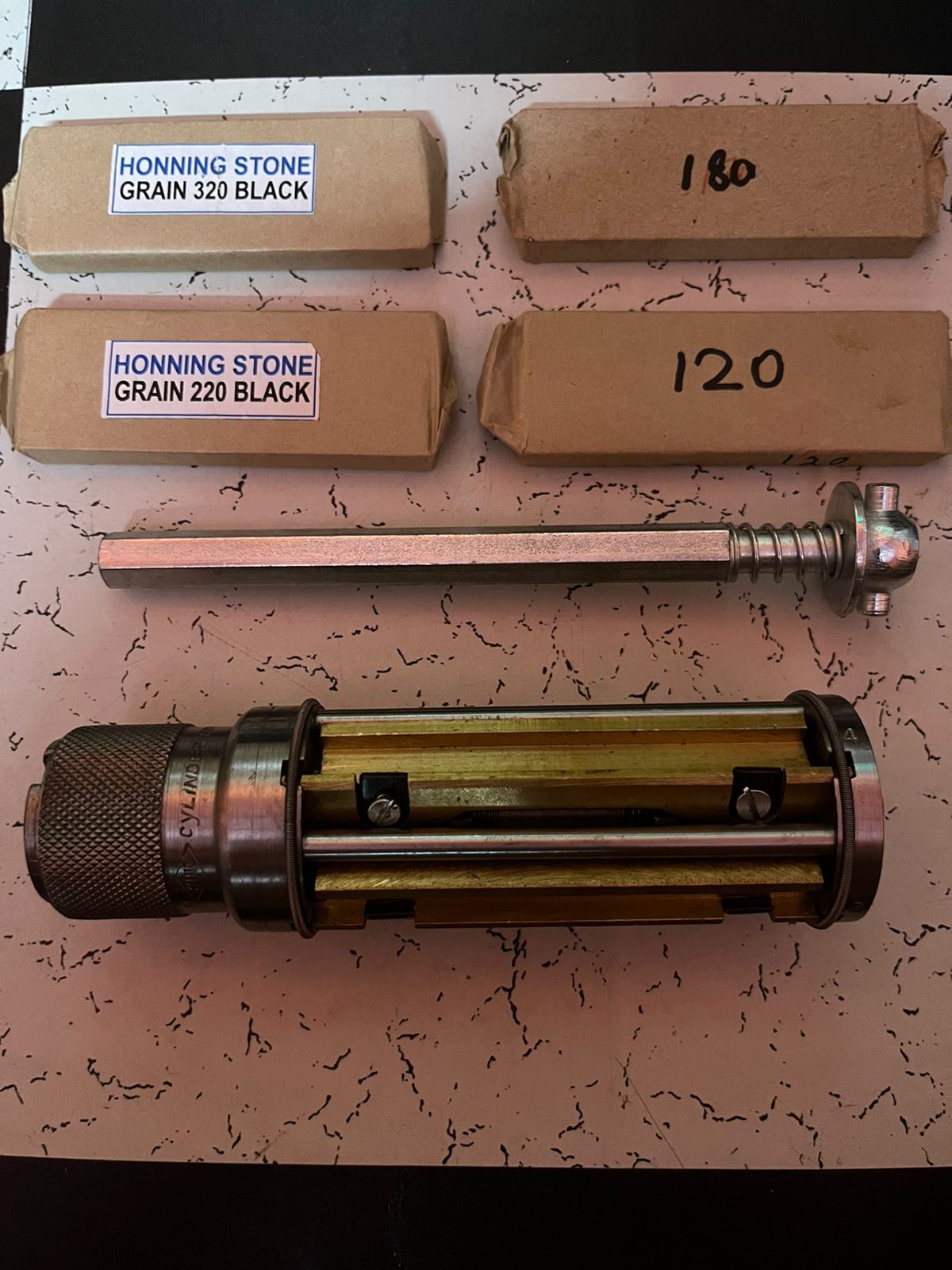New Cylinder Engine Hone Kit 62 TO 88 MM Honing Machine + 4 Set Of Stones