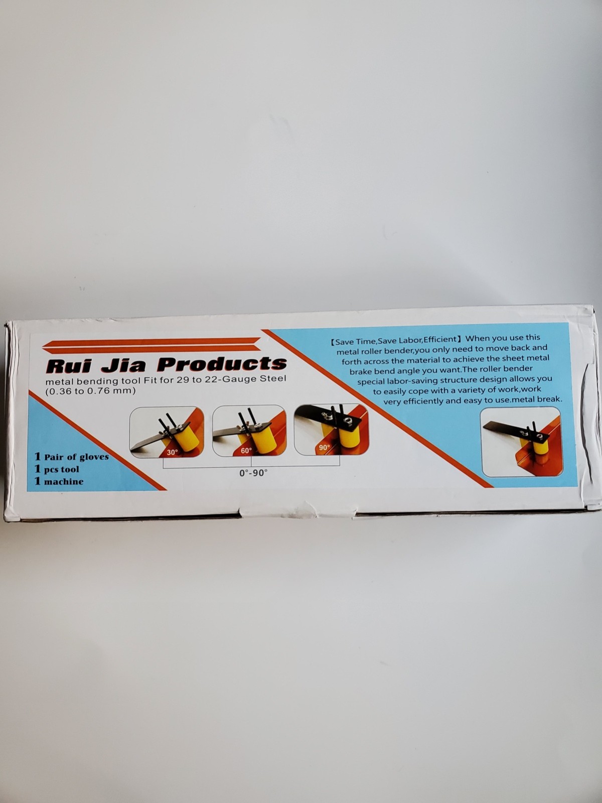 Metal Bending Hand Tool for Roofing – Adjustable 0-90 Sheet Metal Roller Bender