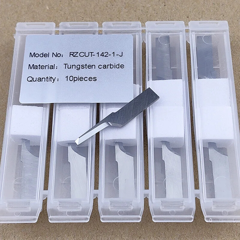 10PCS RZCUT-142-1 Tungsten Carbide OscillatingBlade Knife Ruizhou CNC Machine