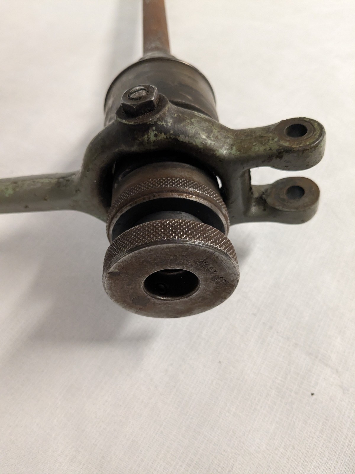 9″ South Bend Lever 3C Collet Closer. Missing Yoke Bracket. Needs Restoration