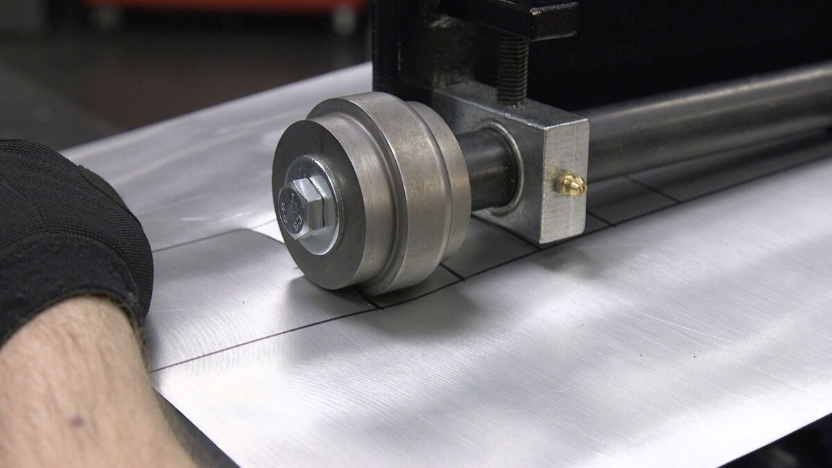 Eastwood 3/4 inch X 3/16 inch Bead Roller Louver Die For Metal Fabrication