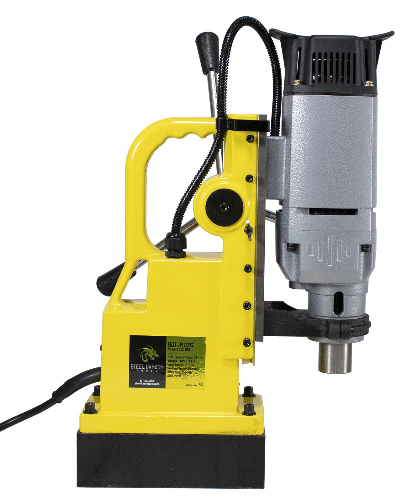 Steel Dragon Tools® MD25 1350W 1″ Magnetic Drill Press & 3372 LBS Magnet Force