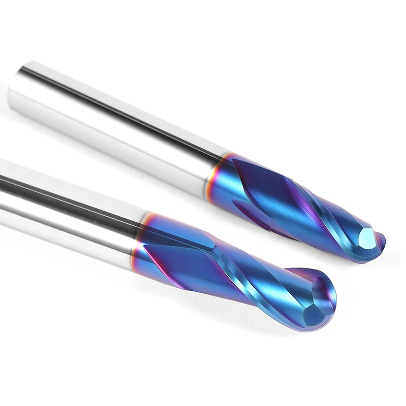 Flutes Ball Nose Milling Alloy Coating Tungsten Steel Tool Cnc Marching Endmills